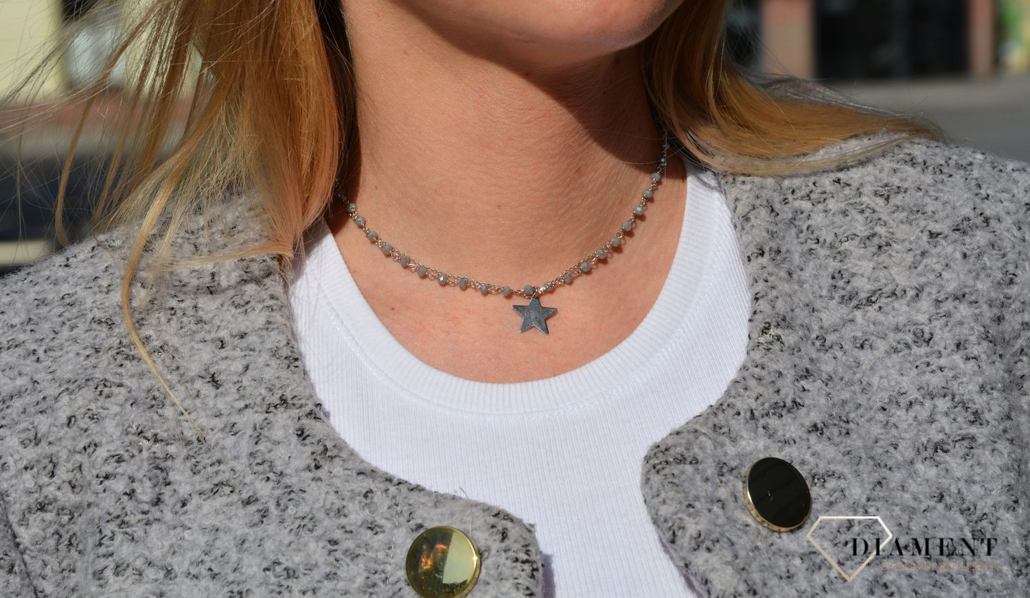 Naszyjnik srebrny koraliki+gwiazdka Dall'Acqua C RM 19886 0110.jpg